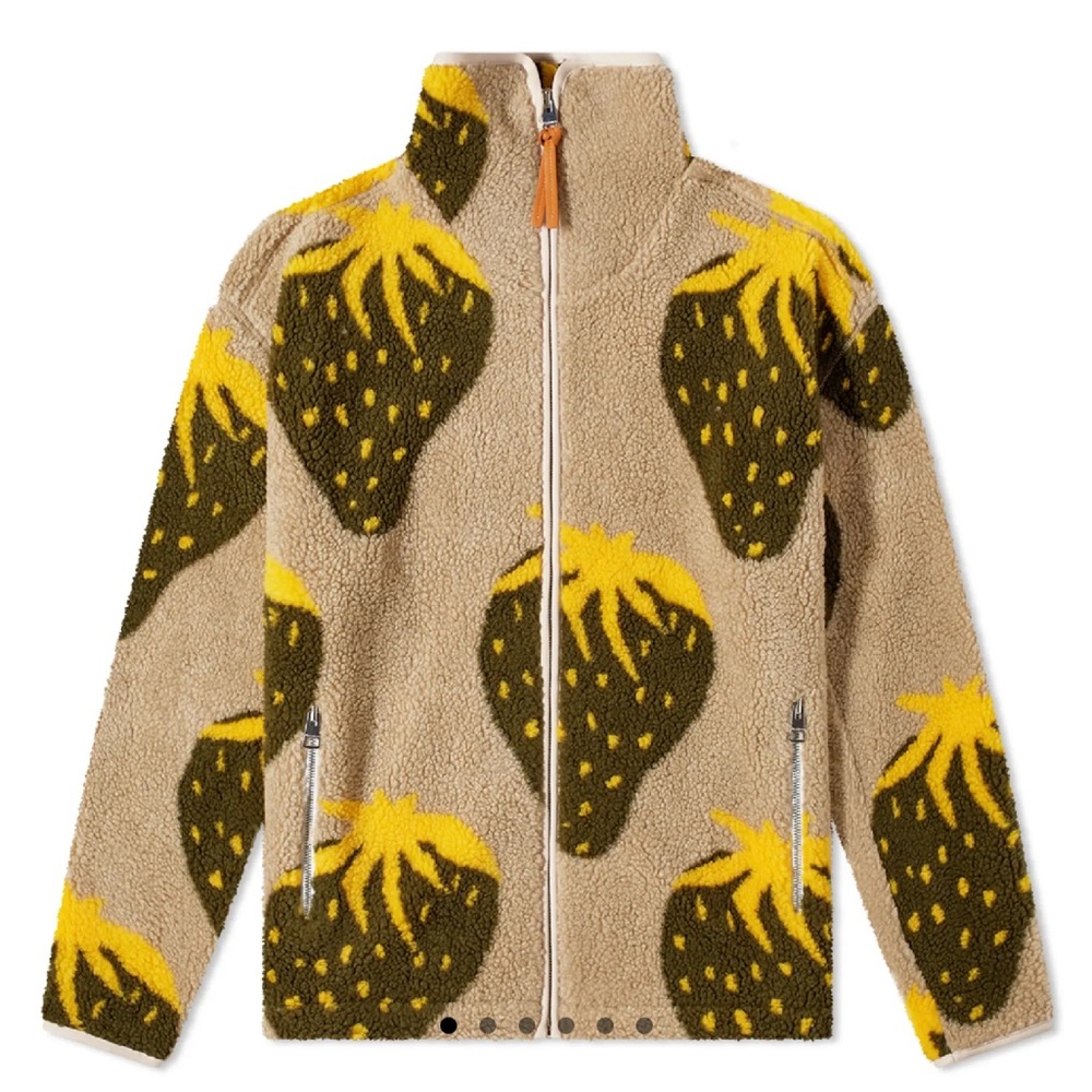 JW ANDERSON strawberry fleece